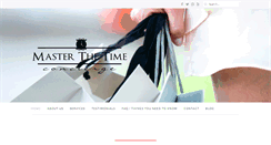 Desktop Screenshot of masterthetime.com