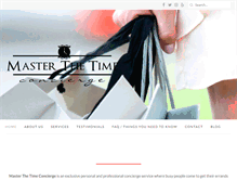 Tablet Screenshot of masterthetime.com